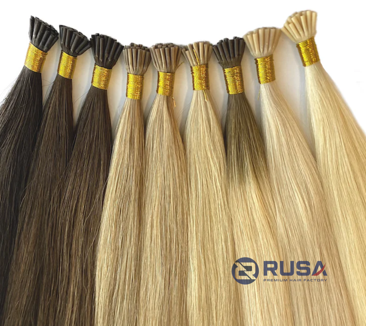 Straight I-Tip Hair Extensions 