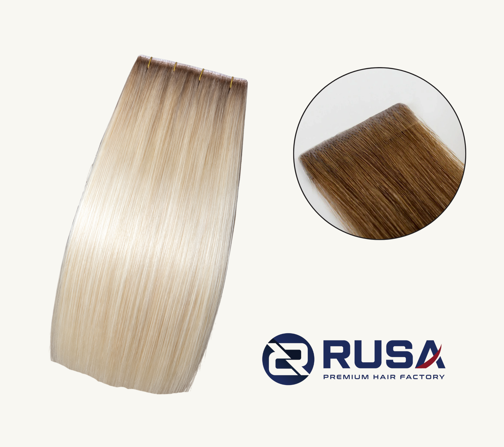 Straight Invisible Tape-in Hair Extensions 