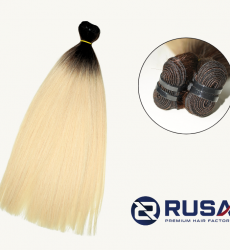 Straight Machine Weft Hair Extensions