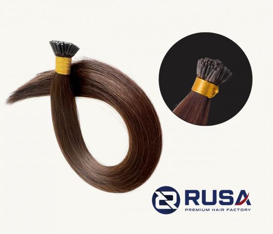 Straight I-Tip Hair Extensions 