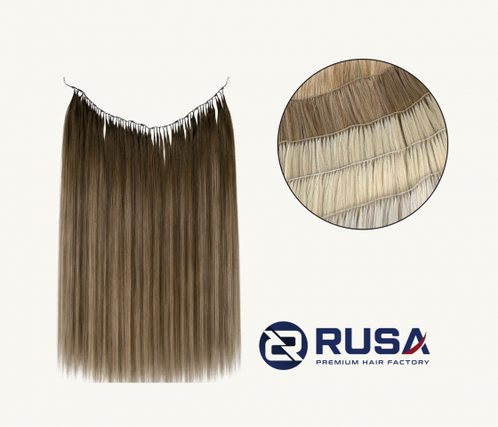 Straight Feather Weft Hair Extensions