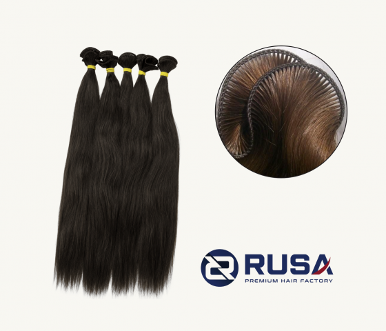Straight Hand-tied Weft Hair Extensions