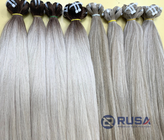 Straight Machine Weft Hair Extensions